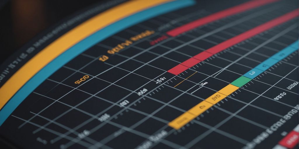 SEO metrics graph for music school site