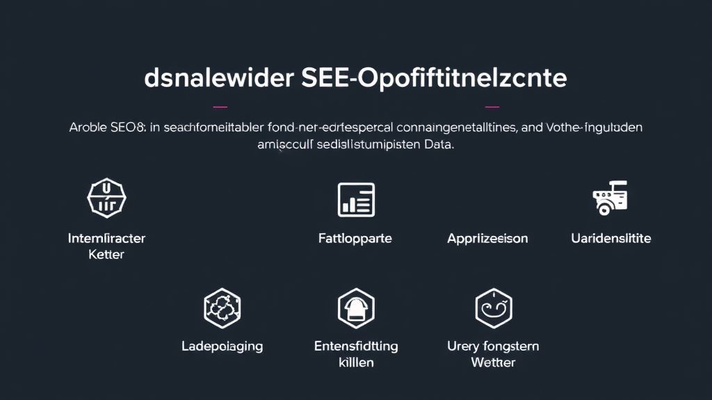 Darstellung einer technischen SEO-Optimierung für eine Installateur-Website, mit Fokus auf Ladegeschwindigkeit, Benutzerfreundlichkeit und strukturierten Daten.