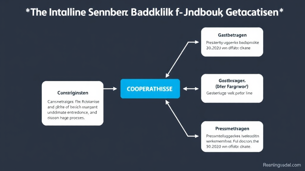 Grafik mit einem Diagramm, das Strategien zum Backlink-Aufbau für Installateure zeigt, wie Branchenverzeichnisse, Kooperationen, Gastbeiträge und Pressemitteilungen.