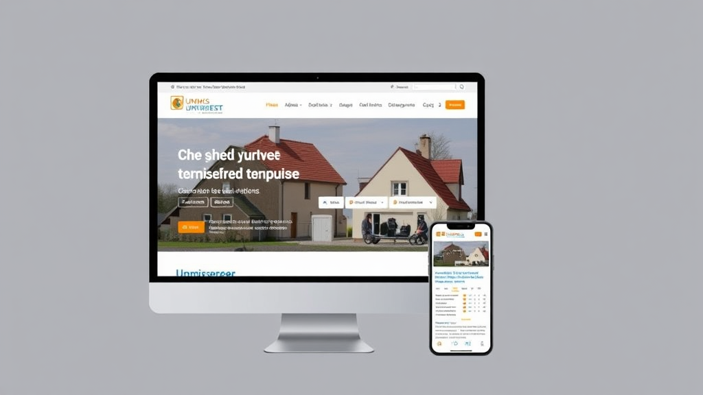 Website-Optimierung für ein Umzugsunternehmen mit klaren Strukturen, informativen Inhalten und responsivem Design für mobile Nutzer.